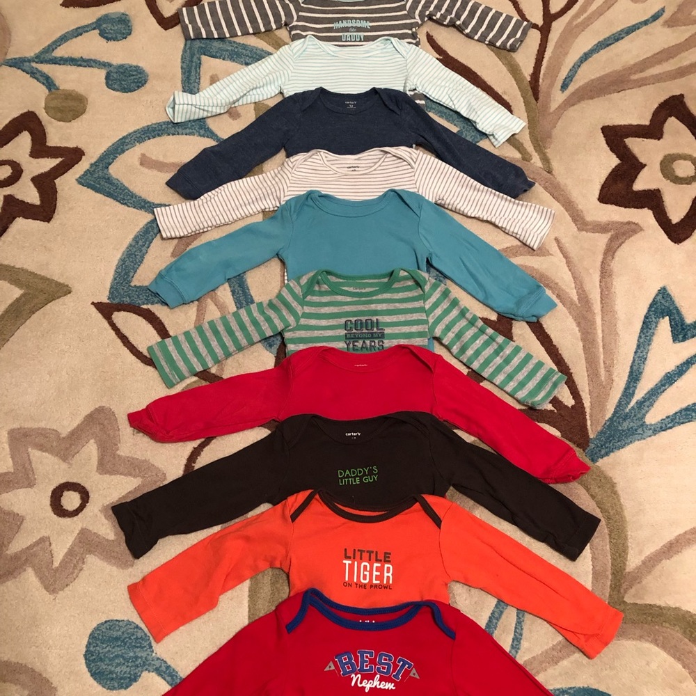 BABY CLOTHES—onesie lot—BOY!